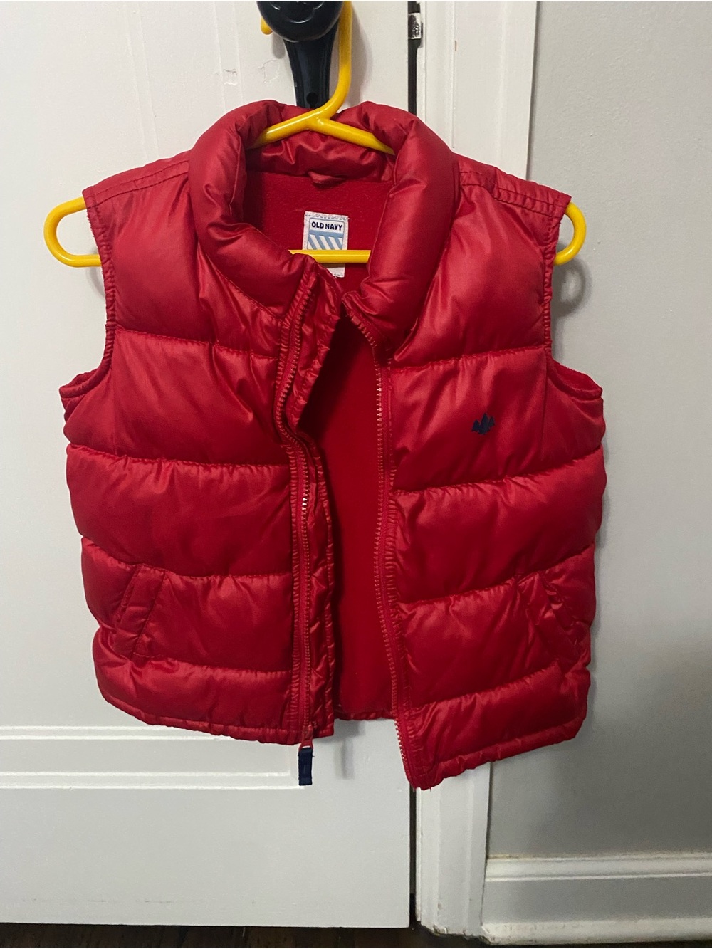 Old Navy Red Quilted Puffer Vest for Kids